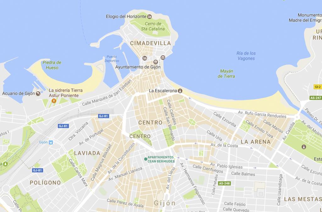 Apartamentos Cean Bermudez خيخون المظهر الخارجي الصورة